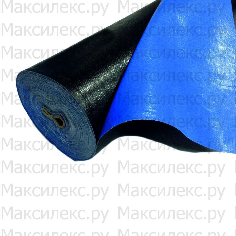 Тарпаулин, полотно 2х50м, 280 г/м2, черный