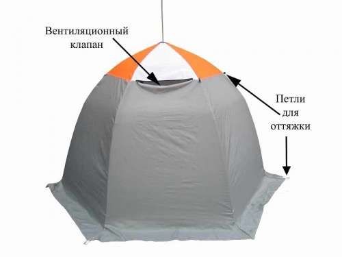 Палатка для зимней рыбалки  "Омуль 3"